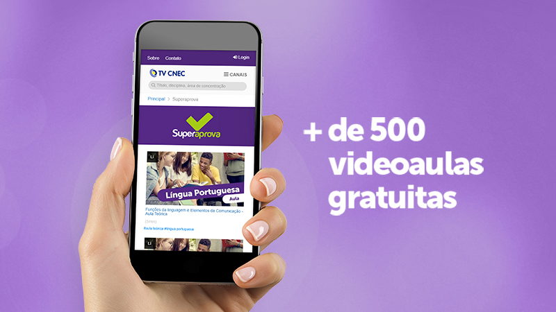 CNEC oferece mais de 500 videoaulas gratuitas para alunos do ensino médio