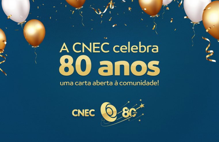 A CNEC celebra 80 anos: uma carta aberta à comunidade!
